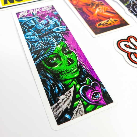 90s/2000s/Y2K Alt/Rock Pop Punk Music Bands (10) Sticker Lot Slipknot 311 Blink - Picture 5 of 14